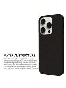 2 毫米加厚丝滑硅胶精密切割镜片全覆盖保护壳超薄柔软超细纤维衬里防震手机壳适用于 Apple 17/16/15/14/13 Pro Max X XR、Galaxy S25/S24/S23 Ultra Plus、华为、小米、Redmi Note、OPPO、Vivo、Honor 系列。 - 黑色 - 查看 8