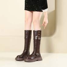 Women Western Boots - Phiên bản nâng cấp màu đen - Xem 5