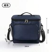 Portable Thermal Lunch Bag Travel Picnic Lunchbox - Black - View 4