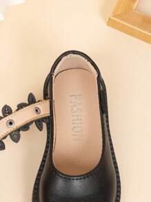 Zapatos de princesa cómodos con decoración de flor linda y elegante para niños, para primavera/otoño