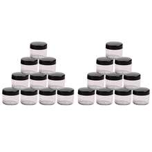 10/20pcs Transparent Plastic Bottles, Mini Cosmetic Jars Containers, Suitable For Nail Art, Jewelry, Powder Storage, Lip Balm - Multicolor - View 13