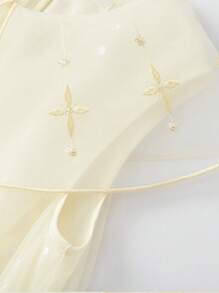 Balabala Vestito per ragazze, abito estivo in rete per bambini novità 2025, elegante e dolce
