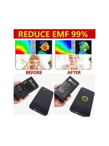 Mobile Phone Radiation Protection Stickers 2~4PCS Naked Advanced Technology Mobile Phone Quantum Shield Negative Ion Energy Mobile Phone Stickers