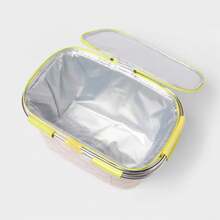 36 Cans/31qt Soft Sided Cooler -™ Beige Checkered/Yellow. - Beige - View 3