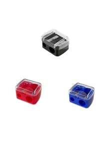 8/4/2pcs Makeup Pencil Sharpener, Lip Liner Pencil Sharpener, Eyebrow Pencil, Eyeliner Pencil Makeup Tool Sharpener, Eyeliner Pencil Sharpener, Double Hole Design, Excellent Material,Big & Small Hole Design, Easy To Use,Portable, Wide Application, Suitable For Beauty Salons, Nail Salons