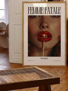 1pc Unframed, Poster Printable, Aesthetic Poster, Magazine Poster, Retro Wall Art, Fashion Poster Print, Fashion Wall Art, Retro Print - Multicolor - View 7