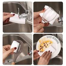 Brown Magic Emery Sponge Cleaning For Kitchen Pot Washing Dishwashing Stain Removal Descaling Rust Removal And Brushing Reusable Easy To Use Effective Cleaning Tool For Tough - Multicolor - View 12