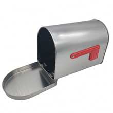 1pc Christmas Mailbox Tin Box, Gift Mailbox Tin Can, Mailbox Tin Can, Graduation Gift Storage Box, Halloween & Christmas Gift Storage Mailbox