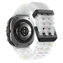 原装表带兼容三星 Galaxy Watch Ultra 47 毫米海洋硅胶运动手链兼容 Galaxy Watch Ultra 表带配件 - for Galaxy Watch 7 Ultra 47mm - 查看 17