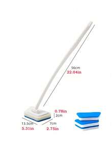 1 件套可拆卸长柄瓷砖清洁刷套装，适用于浴缸、浴室水槽、多用途清洁工具 - 彩色 - 查看 10