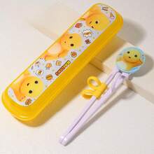 nailong 耐龙/奶龙卡通餐具，家用不锈钢防滴水杯，不锈钢叉勺套装，适用于水果、沙拉和餐食，卡通 3D 杯，适用于大水壶，完美的生日礼物，学校用品 - 彩色 - 查看 18