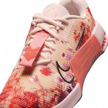 Zapatillas de entrenamiento Nike Metcon 9 AMP para mujeres/Zapatillas de tope bajo de uso general HJ6210-600 - Rosa coral - Ver 8