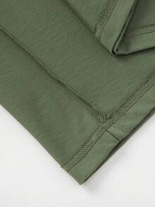 Balabala Children's Short Sleeve Set 2025 New Boys' Summer Two Pieces Set Quick-Dry Lightweight Casual - Green Gray Tone - View 4