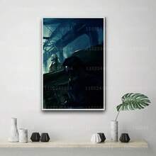 1 件《羞辱》游戏 X 帆布海报动作冒险艺术印刷品，适用于房间咖啡厅墙壁装饰，理想礼物可选框架 - 彩色 - 查看 10