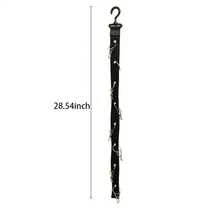 Organizador de almacenamiento de gorras de béisbol con clips, ocho clips, puede contener 16 gorras, perchero para gorras, perchero de almacenamiento de gorras - Negro - Ver 1