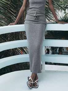 全新夏季女式金属装饰平底一脚蹬凉鞋 - 白色 - 查看 6