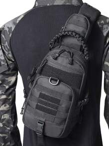 Multi-Function Sports Chest Bag, Outdoor Sports Sling Bag, Crossbody Bag With Multiple Pockets, Suitable For Hiking, Trekking, Camping And Various Outdoor Activities