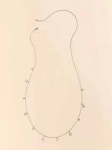 1pc European & American Style Elegant Star Tassel Decor Bikini Waist Chain Suitable For Summer, School Fall, Autumn, Halloween