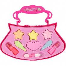 1 pieza Conjunto de juguete de sombras de ojos para niños, juguete de maquillaje y bolso de regalo de cumpleaños para niñas para juego de roles - multicolor - Ver 5