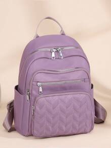 Mochila feminina casual de 5 cores, mochila de armazenamento Ravel com padrão de diamante, mochila de nylon multifuncional, mochila leve, portátil, compartimento para laptop, grande capacidade, adequada para estudantes universitárias, universidades, escolas de ensino fundamental, escolas de ensino médio, atividades ao ar livre, viagens, passeios, escolas de ensino fundamental, escritório diário para novatos, presentes para o Dia dos Namorados