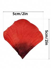 500 Pieces Of Exquisite Red Artificial Rose Petals, Suitable For Romantic Nights, Weddings, Events And Valentine's Day Decorations