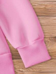 Sudaderas de moda para mujer con texto "80s BABY 90s MADE ME" - Rosa - Ver 4