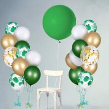 Jungle Party Balloons Garland Arch Kit, Gold Green Balloons Dinosaur Party Decoration With Palm Leaves For Animal Wild One Woodland Birthday Shower Decoration Party Supplies, Jungle Party Decorations, Birthday Decorations, Birthday