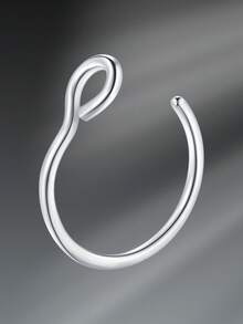 CIZME Fake Nose Rings Stainless Steel Gold Faux Septum Rings Dangle U Shaped Fake Nose Piercing Jewelry Non Piercing Septum Rings For Women Men Fake Lip Rings Ears Clip On Cartilage Earring - Fake Nose Ring - View 24