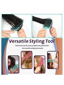 Lược tạo kiểu tóc xoăn, Lược tạo kiểu tóc xoăn mới năm 2025 dành cho tóc xoăn, hoàn hảo để gỡ rối, tạo kiểu và làm xoăn tự nhiên cho cả nam và nữ - Nhiều màu - Xem 9