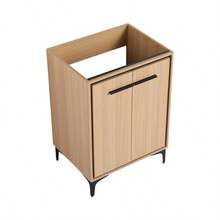 24'' Bathroom Vanity Without Top Sink, Modern Bathroom Storage Cabinet With 2 Soft Closing Doors, Single Sink Bathroom Vanity-4157 - Multicolor - View 1