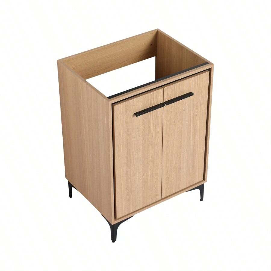 24'' Bathroom Vanity Without Top Sink, Modern Bathroom Storage Cabinet With 2 Soft Closing Doors, Single Sink Bathroom Vanity-4157 - Multicolor - View 1