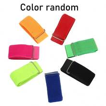 2/3/4/5/6pcs Adjustable Elastic Leg Bands - Durable Elastic Straps Suitable For Young People And Adults, Ideal For Outdoor Activities, Team Building Events, Family Sports Competitions, Equipped With Elastic Hooks, Perfect For Christmas And Easter. - Multicolor - View 13