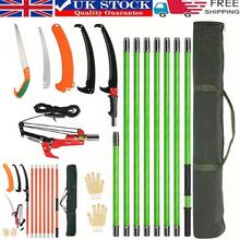 Telescopic Branch Cutter Saw Cuttter Pruning Trimmer Long Reach Tree Pruner Pole - Orange - View 3