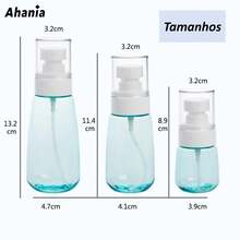 30/60/100ml Refillable Portable Travel Lotion, Foundation And Liquid Soap Dispenser Bottle Moisturizing Bottle - 粉色 - 查看 6
