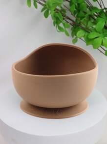 Thickened Silicone Bowl, Suction Cup Bowl Heat-Resistant Food Bowl, Feeding Tableware Complementary Food Bowl,