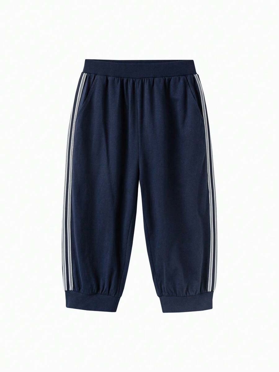 Children's Pants 2025 Summer New Capri Pants Tween Boys Casual Quick-Dry Fashion