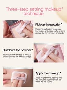 MISTINE 2,0g Polvo fijador mini de larga duración con control de grasa y corrector LP110 - LP110 - Ver 3