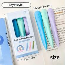 6PCS Large Macaron Creative Color Eraser Set - Great For Office Use, Clean And Markless Pencil Eraser, Drawing Eraser | Drawing Eraser | Smooth Grip Eraser Back To School - Multicolor - View 10