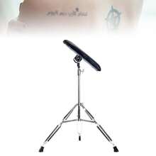 Tattoo Armrest Tripod Foldable Adjustable Height Arm Bar Leg Rest Studio Stand - As Shown - View 2