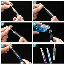 6 件/30 件/50 件 2ML/3ML/5ML/10ML 空玻璃喷雾瓶，可再填充迷你香水雾化器，带镀金喷雾器的便携式旅行样品瓶，男女通用化妆品容器，适合作为送给父母和朋友的礼物 - 彩色 - 查看 3