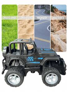 Coche de juguete de control remoto todoterreno, vehículo RC para hobby al aire libre 4x4 coche de carreras eléctrico, regalo de cumpleaños para niños