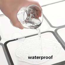 1pc Mildew Resistant Waterproof PEVA Black & White Plaid Shower Curtain, With Metal Hook Holes And Rings, Available In Different Sizes Room Decor Bathroom Accessories Back To School Bathroom Decor - Black and White - View 4