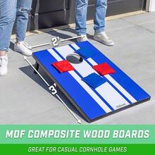Classic Cornhole Set – Includes 8 Bean Bags, Travel Case And Game Rules (Choice Of Style) - 3'x2' Classic - View 2