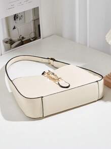 Una elegante y versátil bolsa de baguette ligera de alta gama con correa de hombro ajustable y cierre con hebilla elegante, adecuada para salidas, citas, fotografía, transporte, trabajo, vacaciones y uso diario
