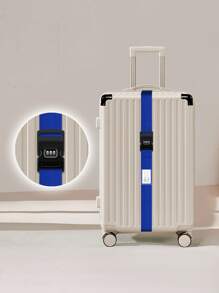 4pcs Personalized Embroidered Luggage Straps, Travel Suitcase Password Lock Security Strap, Multi-Color Fashion Versatile Packing Belt, Thick & Durable Anti-Burst Luggage Binding Strap, Securely Fixes Checked Luggage, Suitable For Travel, Gifts For Family, Friends, Holidays Like Mother's Day, Teacher's Day, Valentine's Day, Christmas, Father's Day, Birthdays