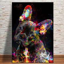 1pc Wall Arts Posters Optional Frame Animals Abstract Colorful Lion Animal Canvas Painting Graffiti Wall Art Picture Artwork Modern Posters And Prints Home Decor