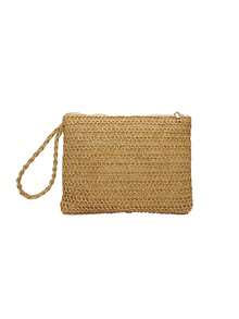 Modische gewebte Clutch Tasche, Strand Urlaubs Tasche, stylische Kuvert Handtasche für Frauen, Outdoor Lässig Tragetasche, Dokumenten Mappe, Mehrfachverwendbare bunte gewebte Rattan Kuvert Tasche für Frauen, Strandausrüstung, Sommer Damentasche, perfekt für Reisen, Urlaub, Ferien & Strand, Sommer Stroh Strandtasche für Frauen, Urlaubsutensilien, perfekt kombinierbar mit Strandaccessoires für Damen