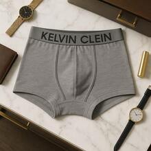 Set de 3 Bóxers Kelvin Clein para Hombre - Comodidad, Estilo y Calidad en Ropa Interior Masculina - Gris - Ver 3