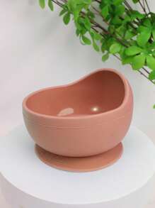 Thickened Silicone Bowl, Suction Cup Bowl Heat-Resistant Food Bowl, Feeding Tableware Complementary Food Bowl,