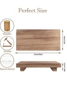 Bandeja de jabón pequeña para fregadero de cocina, soporte de madera para dispensador de jabón, decoración de baño estilo granja, accesorios de cocina, decoración de tocador y encimera